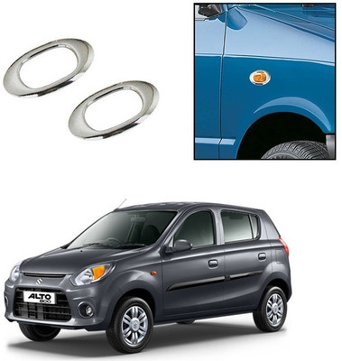 Auto Smart Look Side Lamp Frame for Maruti Alto 800(Pack of 2)