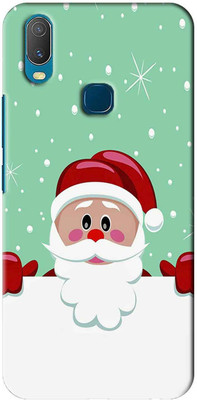 NDCOM Back Cover for VIVO Y11 Merry Cristmas Printed(Multicolor, Hard Case, Pack of: 1)