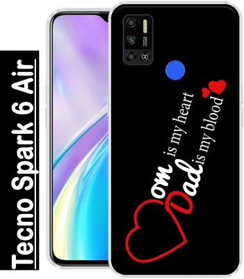 INDIALAND Back Cover for Tecno Spark 6 Air(Multicolor, Grip Case, Silicon, Pack of: 1)