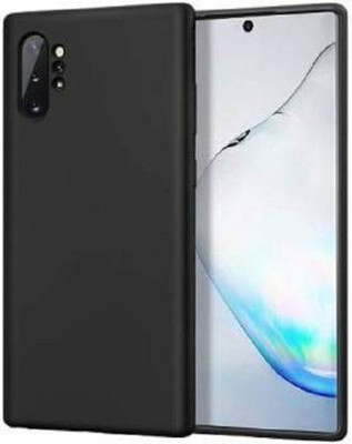 sadgatih Back Cover for Samsung NOTE 10 pro (Plain Black, Soft & Flexible Back case), Black(Multicolor, Shock Proof, Pack of: 1)