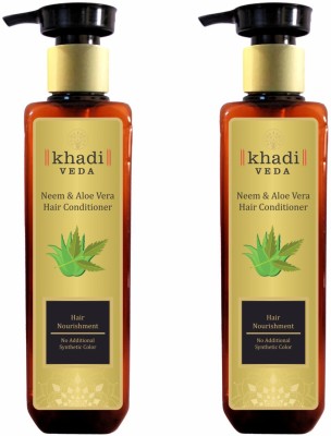 khadi veda Neem Aloe Vera Conditioner For Hair Nourishment(400 ml)