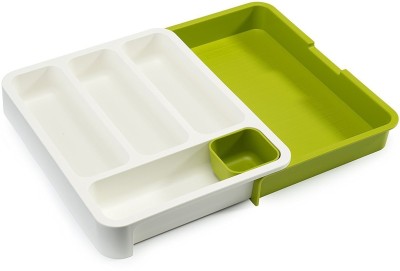 SEAHAVEN Empty Cutlery Box Drawer Case(Green  Holds 30 Pieces)