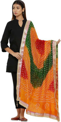 PK BANDHANI Art Silk Embellished Women Dupatta
