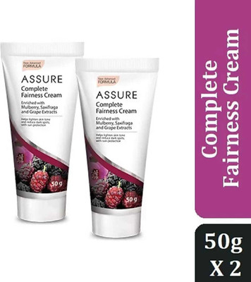 ASSURE fairness cream Enriched with mulbury ,Grapes Extracts(100 g)