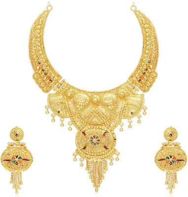 Sukkhi Alloy Gold-plated Multicolor Jewellery Set(Pack of 1)