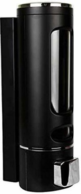 Aster Cylindrical Multi Purpose Wall Mounted Liquid Soap/Shampoo/Hand Wash/Lotion/Conditioner/Sanitizer/Gel Dispenser for Home, Office Bathroom & Kitchen Sink(350 ml, ABS, Black Color) (Pack of 1) 350 ml Liquid, Gel, Lotion, Foam, Conditioner, Soap, Shampoo, Sanitizer Stand Dispenser(Black)