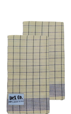 DeX Co. Checkered Yellow Lungi
