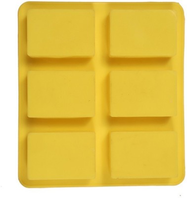 Amos Silicone Cupcake/Muffin Mould 6(Pack of 1)