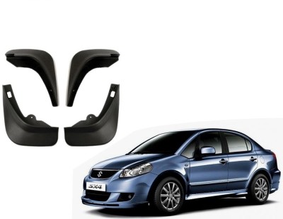 Grownshine Front Mud Guard, Rear Mud Guard For Maruti SX4 NA(Black)