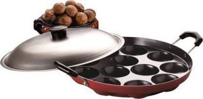 Martand star appam patra with stainless steel lid 12cavity Standard Idli Maker(1 Plates , 12 Idlis )