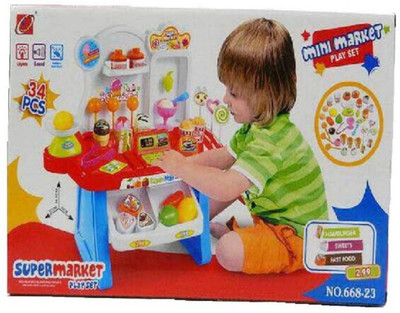 NIYATI ENTERPRISE super market play set 34 pcs