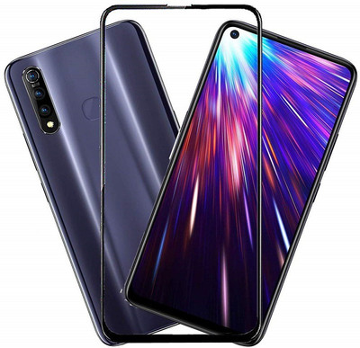 HOBBYTRONICS Edge To Edge Tempered Glass for VIVO V15(Pack of 1)