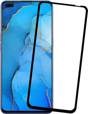 Karpine Edge To Edge Tempered Glass for Oppo Reno3 Pro(Pack of 1)