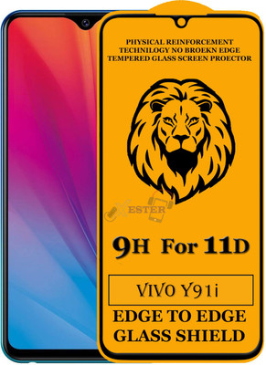 Xester Edge To Edge Tempered Glass for Vivo Y91i(Pack of 1)