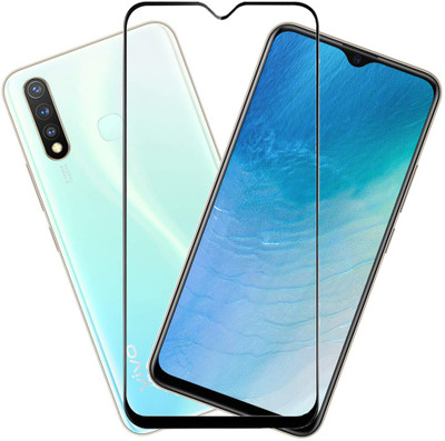 KARTRAY Edge To Edge Tempered Glass for Vivo Y19(Pack of 1)