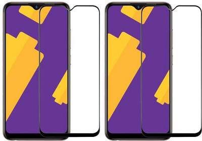 KARTRAY Edge To Edge Tempered Glass for Vivo Y90(Pack of 2)