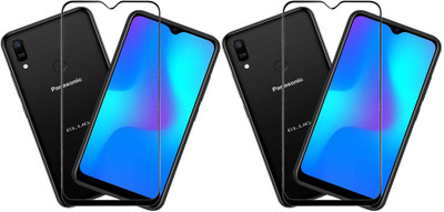 KARTRAY Edge To Edge Tempered Glass for Panasonic Eluga l8(Pack of 2)