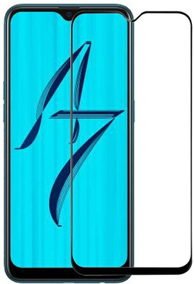 KARTRAY Edge To Edge Tempered Glass for Oppo A7(Pack of 1)