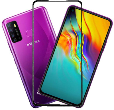 KARTRAY Edge To Edge Tempered Glass for Infinix Hot 9(Pack of 1)