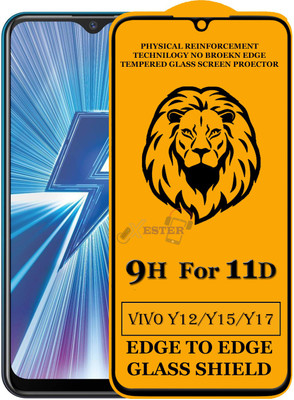 Xester Edge To Edge Tempered Glass for Vivo Y17(Pack of 1)