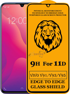 Xester Edge To Edge Tempered Glass for Vivo Y95(Pack of 1)