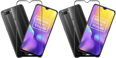 KARTRAY Edge To Edge Tempered Glass for Realme U1(Pack of 2)