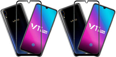 KARTRAY Edge To Edge Tempered Glass for Vivo V11 Pro(Pack of 2)