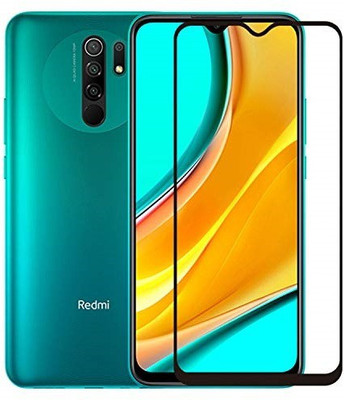 LIKEDESIGN Edge To Edge Tempered Glass for MI Redmi 9 Prime, MI Redmi 9(Pack of 1)
