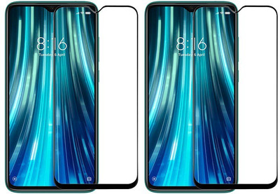 KARTRAY Edge To Edge Tempered Glass for Mi Redmi Note 8 Pro(Pack of 2)