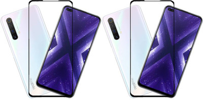 KARTRAY Edge To Edge Tempered Glass for Realme X3(Pack of 2)