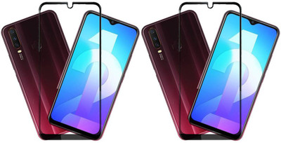 KARTRAY Edge To Edge Tempered Glass for Vivo Y12(Pack of 2)