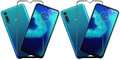 KARTRAY Edge To Edge Tempered Glass for Motorola Moto G8 Power Lite(Pack of 2)