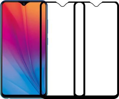 Karpine Edge To Edge Tempered Glass for Vivo Y91i(Pack of 2)