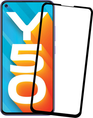 Karpine Edge To Edge Tempered Glass for Vivo Y50(Pack of 1)
