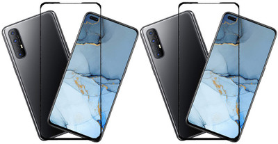 KARTRAY Edge To Edge Tempered Glass for Oppo Reno3 Pro(Pack of 2)