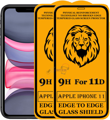 Xester Edge To Edge Tempered Glass for Apple Iphone 11(Pack of 2)