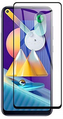 INFINITYWORLD Edge To Edge Tempered Glass for Samsung Galaxy A21S(Pack of 1)