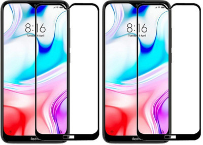 KARTRAY Edge To Edge Tempered Glass for Mi Redmi 8(Pack of 2)