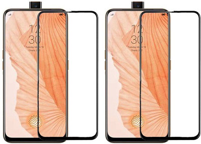KARTRAY Edge To Edge Tempered Glass for Realme X(Pack of 2)
