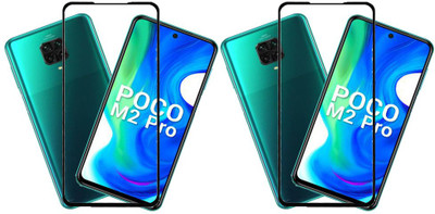 KARTRAY Edge To Edge Tempered Glass for Poco M2 Pro(Pack of 2)