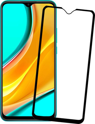 Karpine Edge To Edge Tempered Glass for Redmi 9 Prime(Pack of 1)