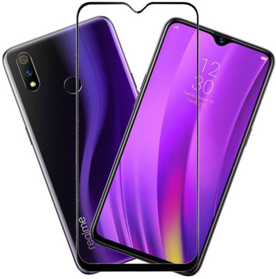 KARTRAY Edge To Edge Tempered Glass for Realme 3 Pro(Pack of 1)