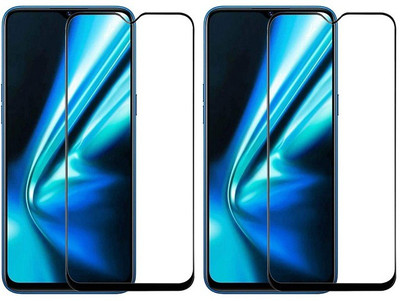 KARTRAY Edge To Edge Tempered Glass for Realme 5s(Pack of 2)