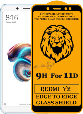 Xester Edge To Edge Tempered Glass for Mi Redmi Y2(Pack of 1)
