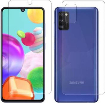 RUNEECH Front and Back Screen Guard for SAMSUNG GALAXY A41(Pack of 2)