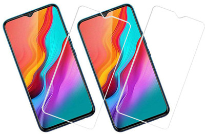 KARTRAY Tempered Glass Guard for Infinix Hot 8(Pack of 2)