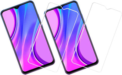 KARTRAY Tempered Glass Guard for Mi Redmi 9 Prime, Mi Redmi 9, Mi Redmi 9a, Mi Redmi 9i, Poco C3, Poco M2(Pack of 2)