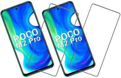 KARTRAY Tempered Glass Guard for Poco M2 Pro(Pack of 2)