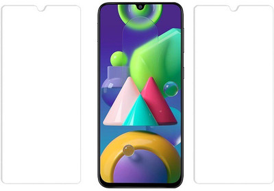 KARTRAY Tempered Glass Guard for Samsung Galaxy M21(Pack of 2)