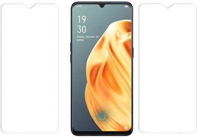 KARTRAY Tempered Glass Guard for Oppo F15(Pack of 2)